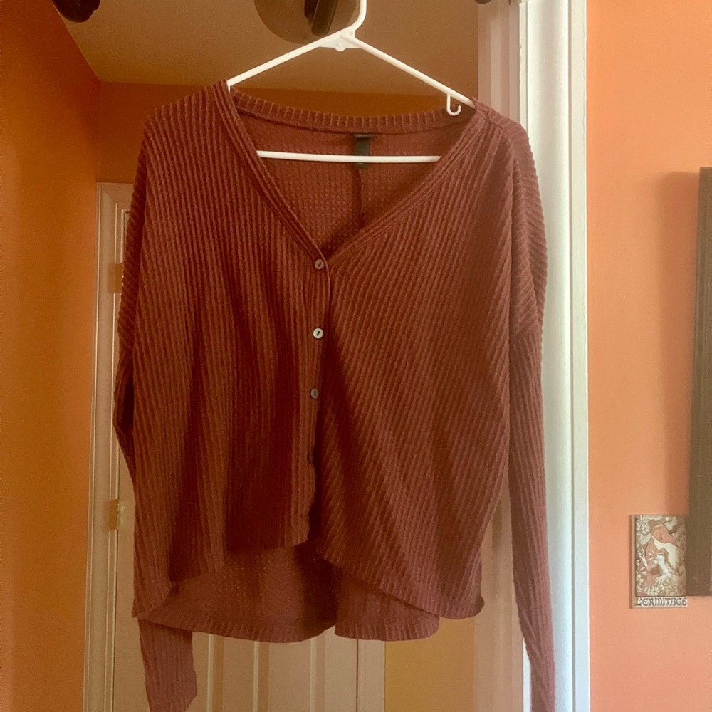 Wild Fable Rust Long Sleeve Tee